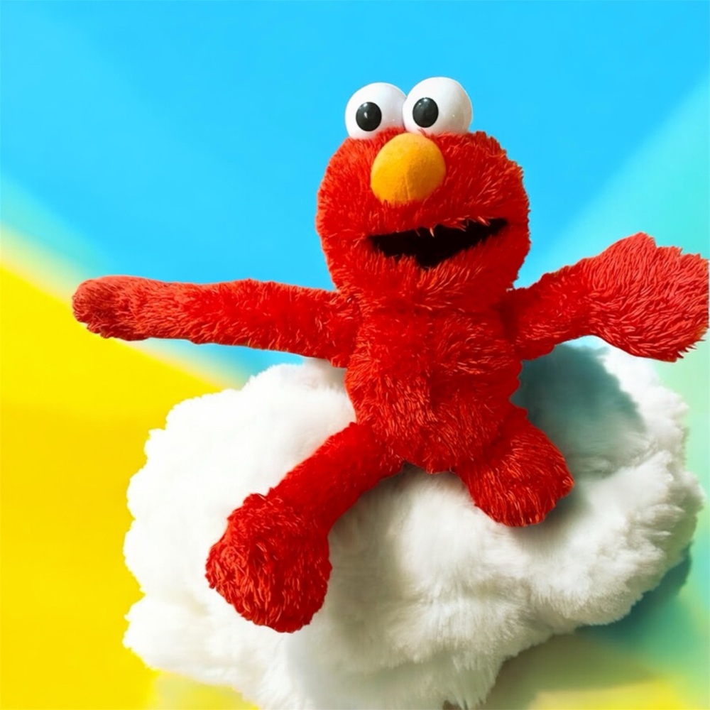 Elmo "Stretch & Fun" 14" Plush Doll Interactive Fisher Price Sesame Street 2006